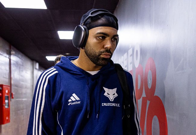 Gabriel Barbosa, atacante do Cruzeiro (foto: Lucas Bubols/Cruzeiro)