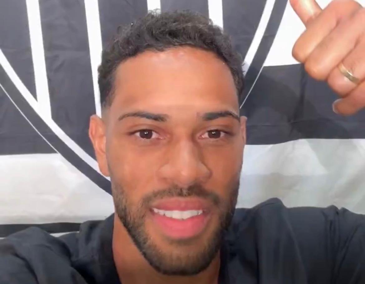 Renan Lodi em vídeo à torcida do Atlético (foto: Reprodução/X/Atlético)