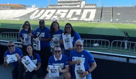 Vasco termina o Brasileirão com mais de oito mil quilos de resíduos reciclados em São Januário