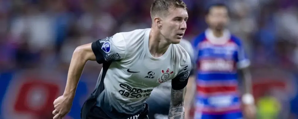 Volante do Corinthians recebe suspensão de dois jogos após julgamento