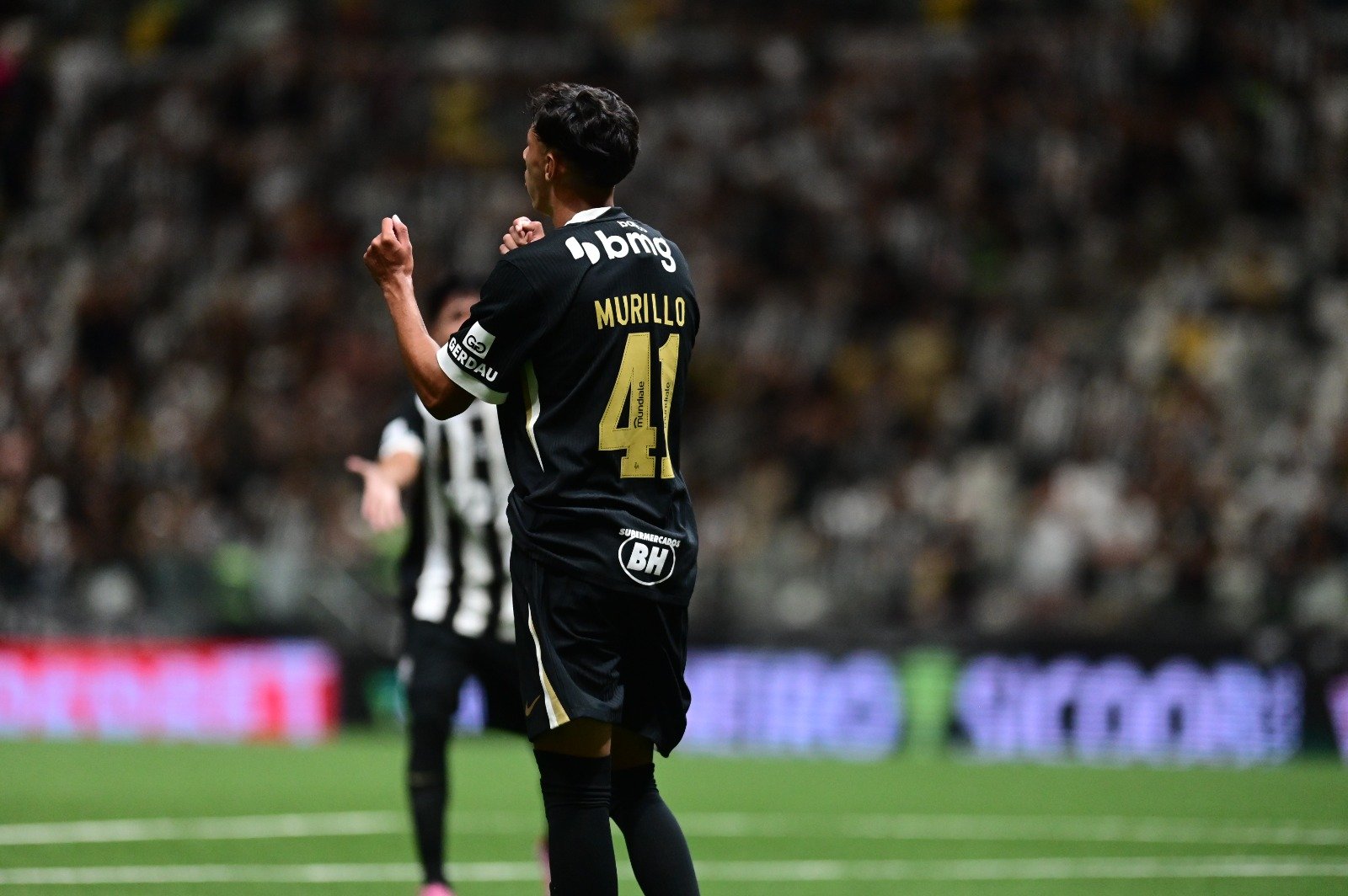 Murillo, atacante formado na base do Atlético, se lamenta na Arena MRV - (foto: Leandro Couri/EM/D.A. Press)