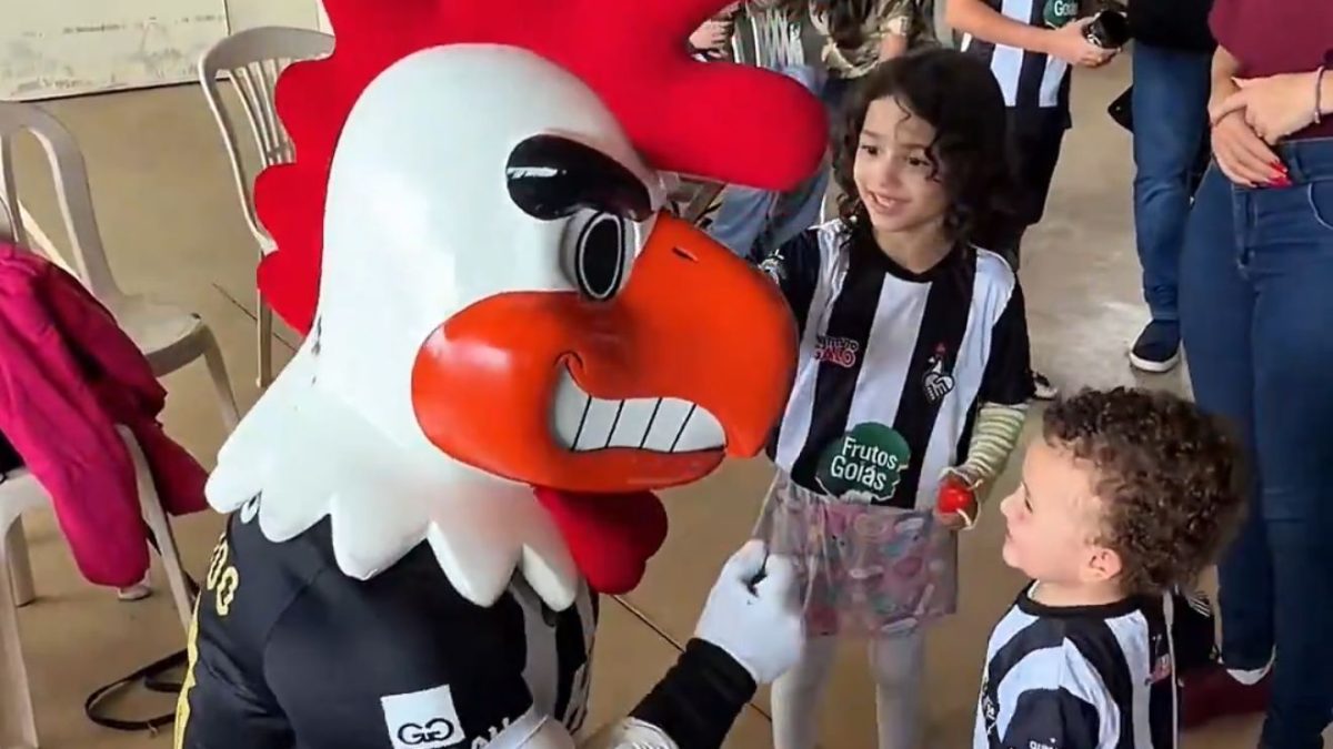 Galo Doido em ação do Instituto Galo em Pouso Alegre (foto: Instituto Galo/Reprodução)