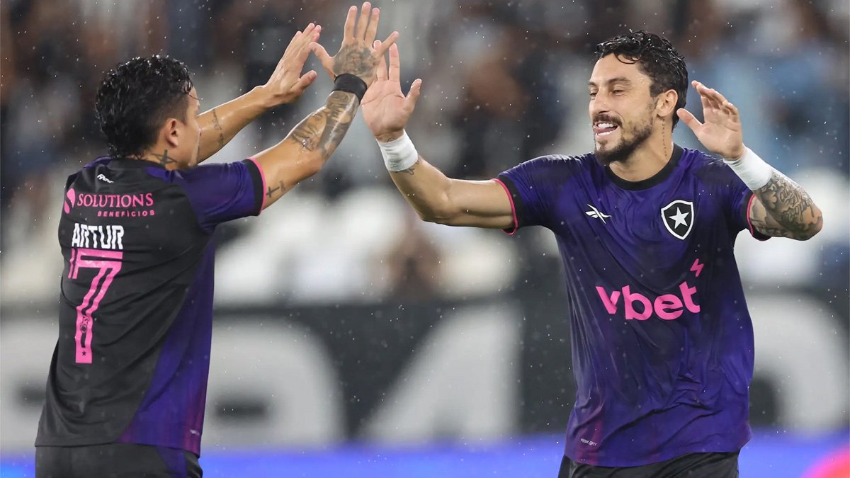 Botafogo ganhou do Bangu por 2 a 0 (foto: Vitor Silva / Botafogo)