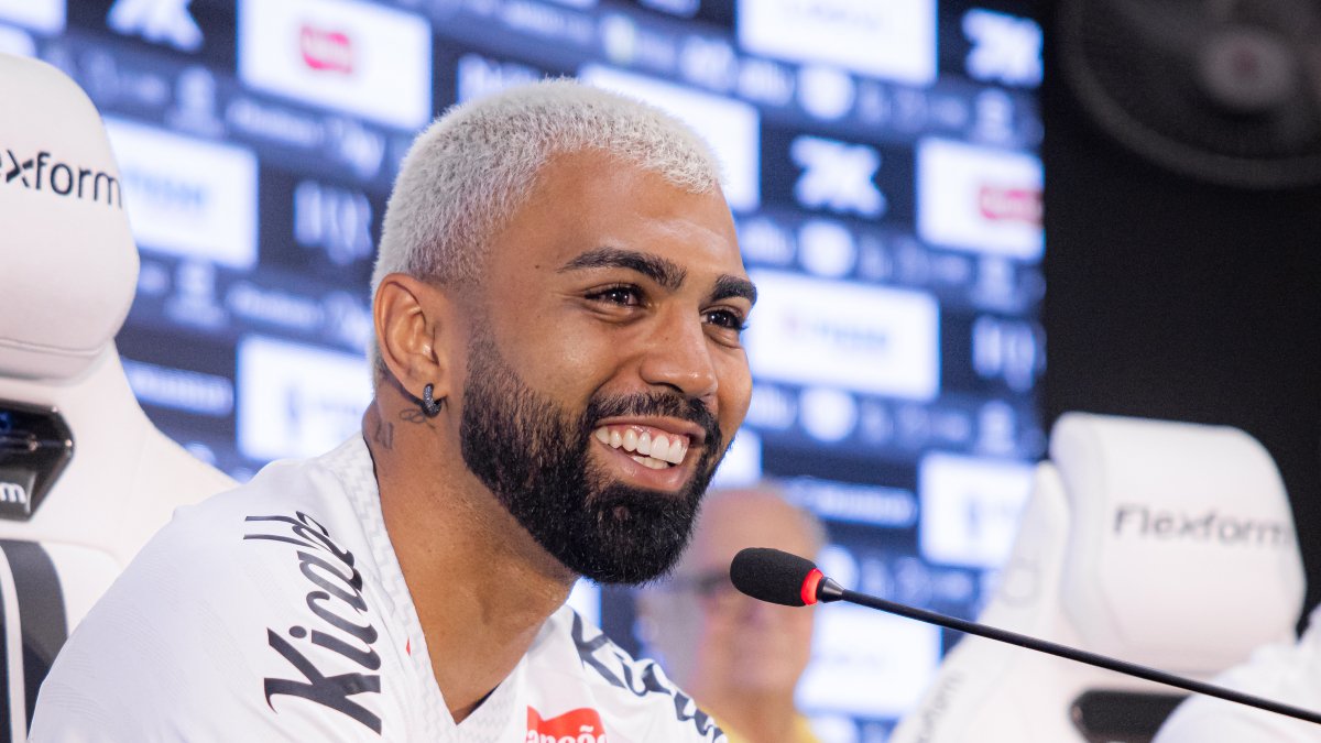 Gabigol, atacante do Santos (foto: Raul Baretta/Santos)