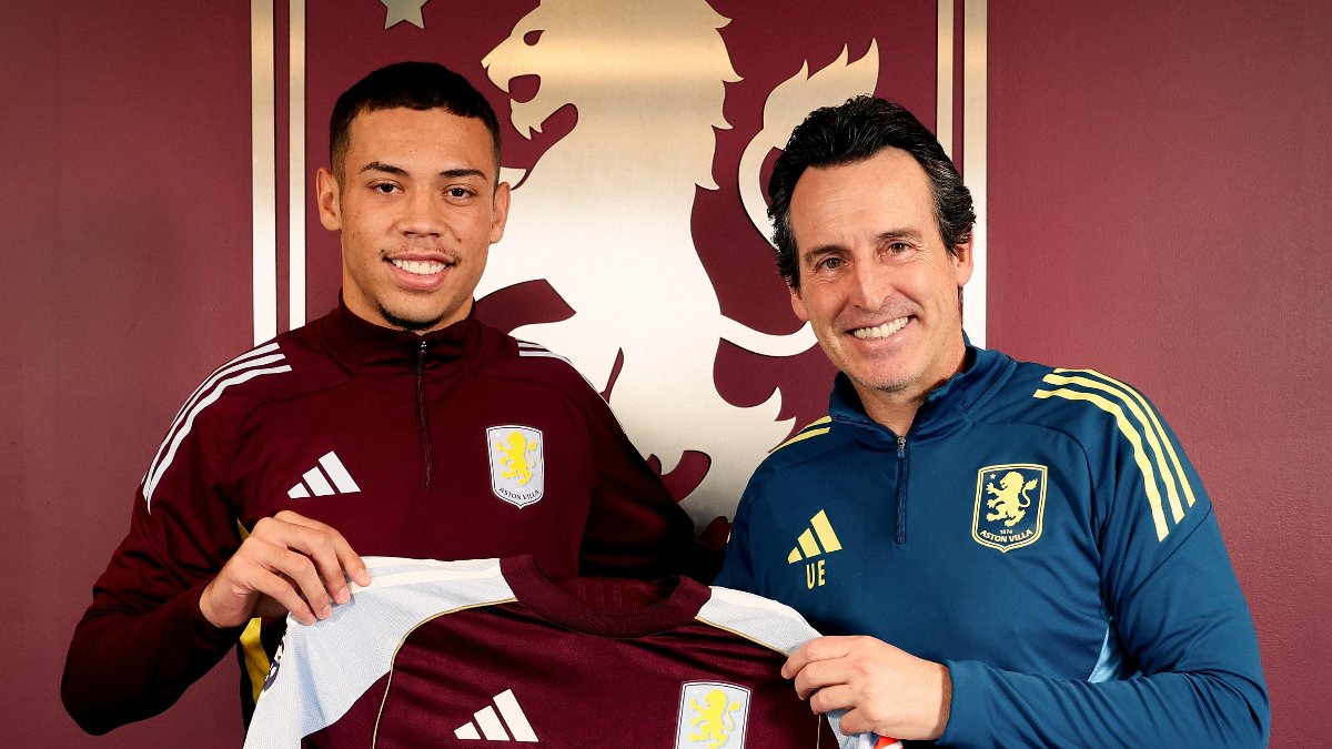 Alysson foi anunciado pelo Aston Villa (foto: Divulgação/Aston Villa)