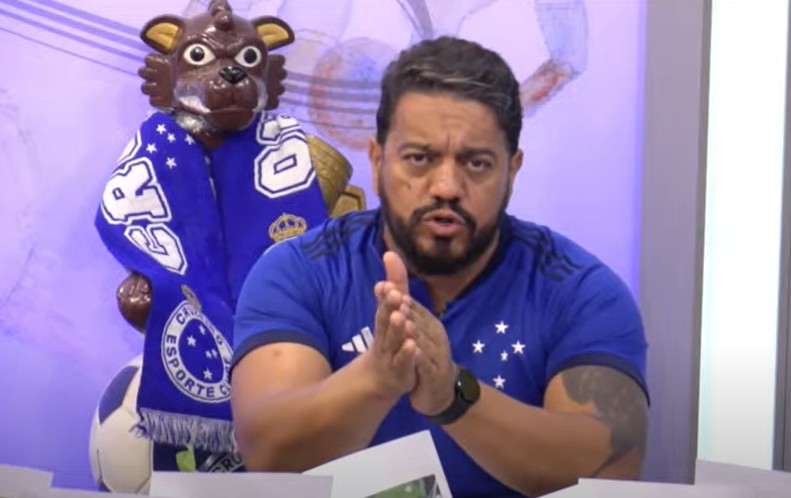 Hugão, comentarista do Alterosa Esporte (foto: Reprodução/TV Alterosa)