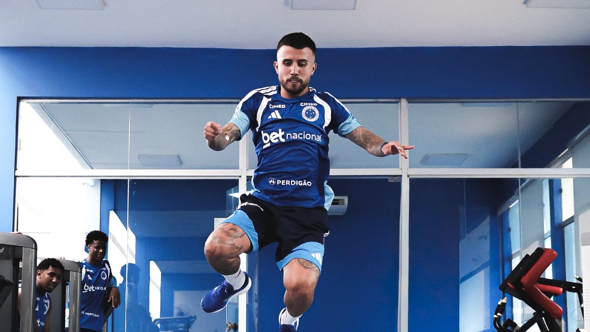 Matheus Henrique, meio-campista do Cruzeiro (foto: Gustavo Martins/Cruzeiro)