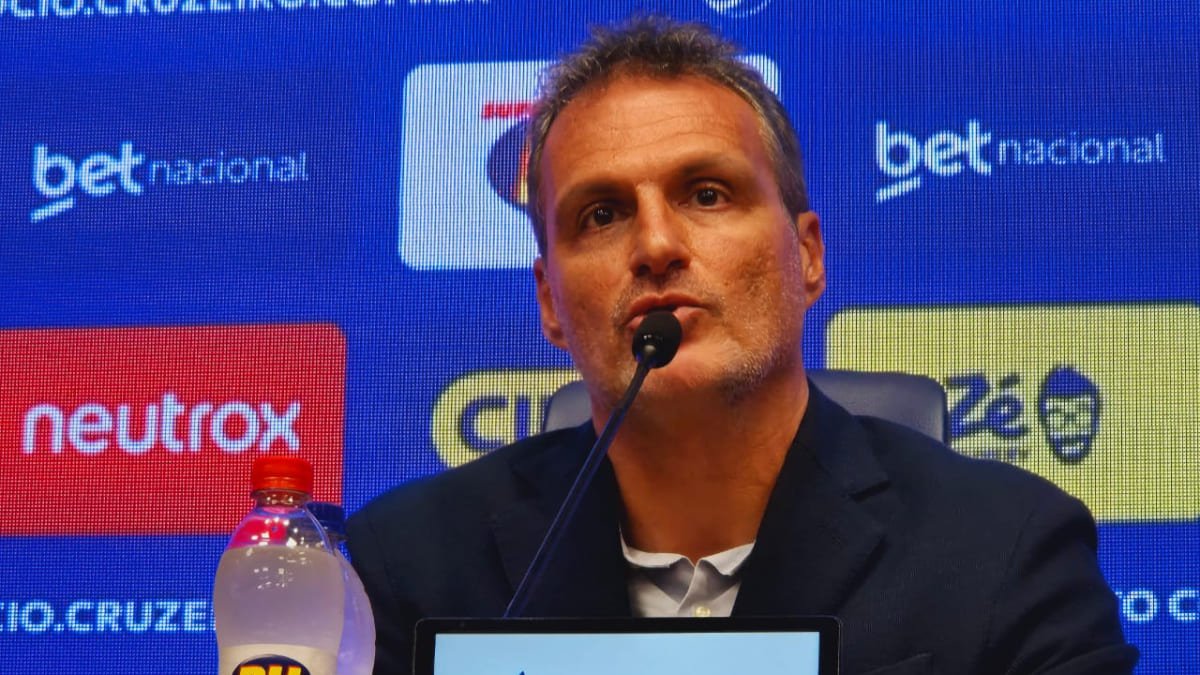 Bruno Spindel, diretor executivo de futebol do Cruzeiro (foto: Jair Amaral/EM/D.A Press)