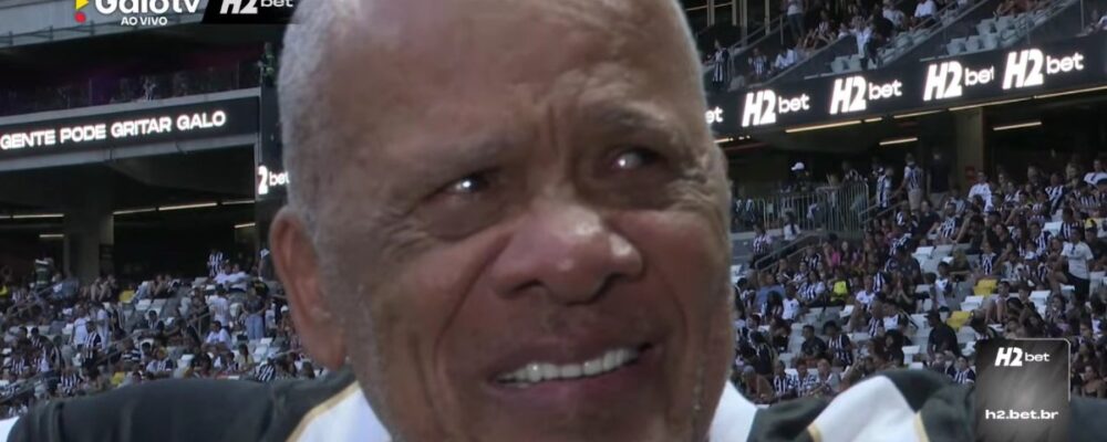 Dadá se emociona em ida à Arena MRV: ‘Eu amo o Atlético’