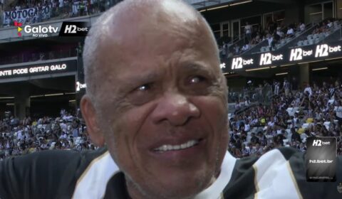 Dadá se emociona em ida à Arena MRV: ‘Eu amo o Atlético’