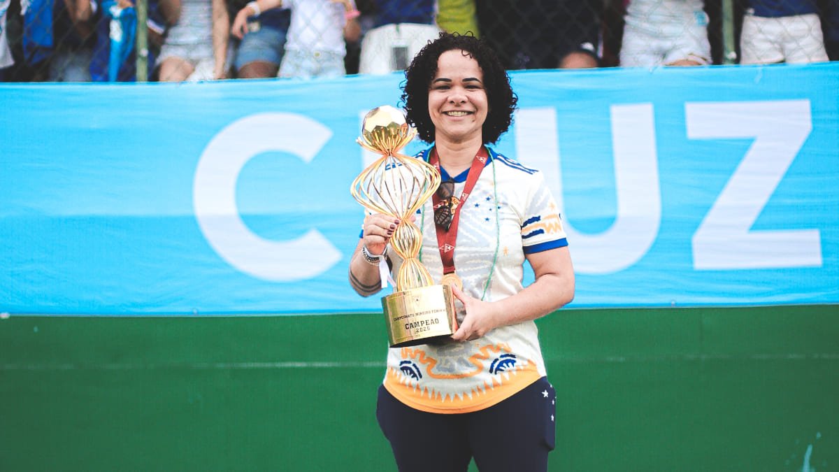 Bárbara Fonseca, diretora de futebol feminino do Cruzeiro (foto: Gustavo Martins/Cruzeiro)