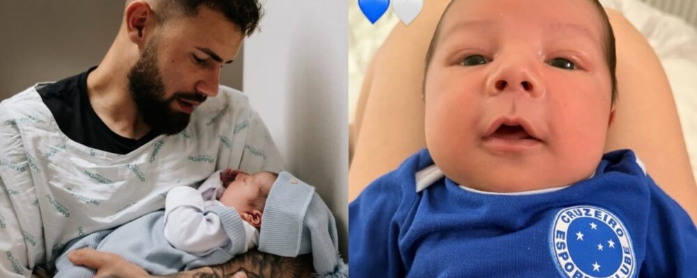 Filho de reforço do Cruzeiro nasceu em BH e já ganhou uniforme do clube