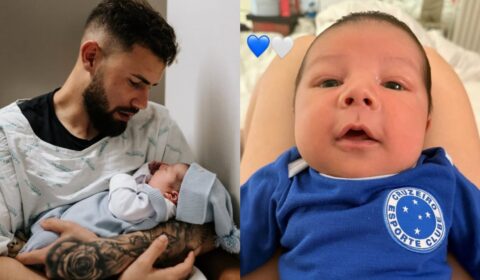 Filho de reforço do Cruzeiro nasceu em BH e já ganhou uniforme do clube