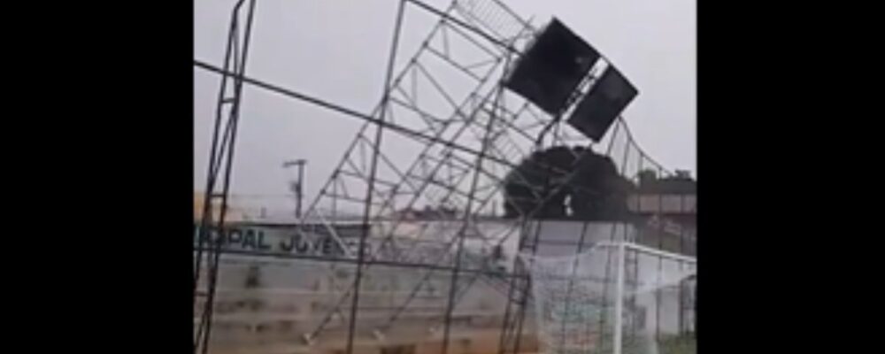 Fortes chuvas causam dano em estádio que vai receber Atlético no Mineiro