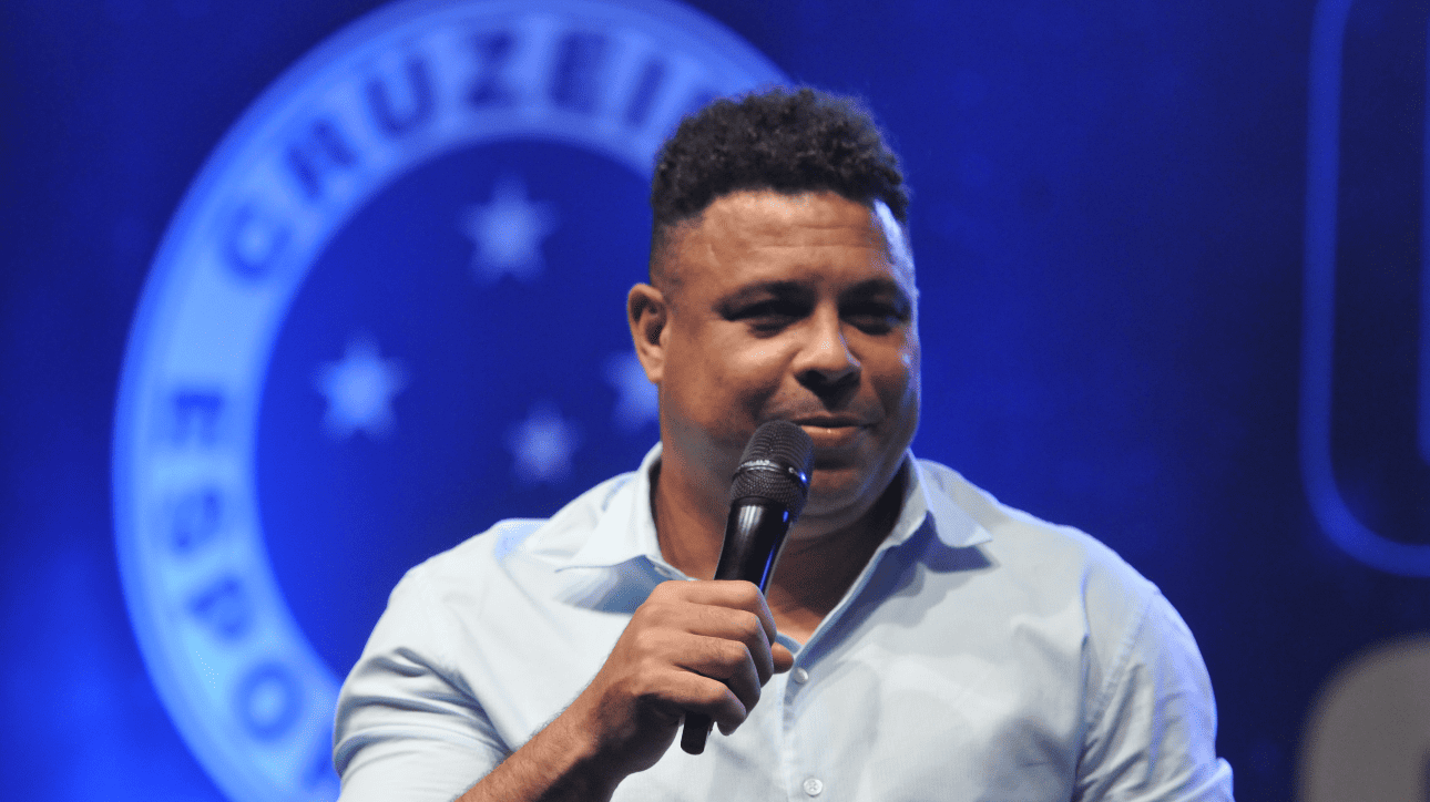 Ronaldo Fenômeno, quando ainda era sócio majoritário da SAF do Cruzeiro (foto: Gladyston Rodrigues/EM/D.A Press)