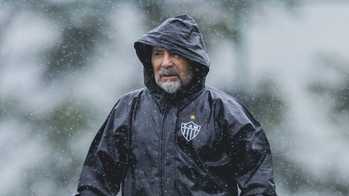 Jorge Sampaoli, técnico do Atlético (foto: Pedro Souza/Atlético)