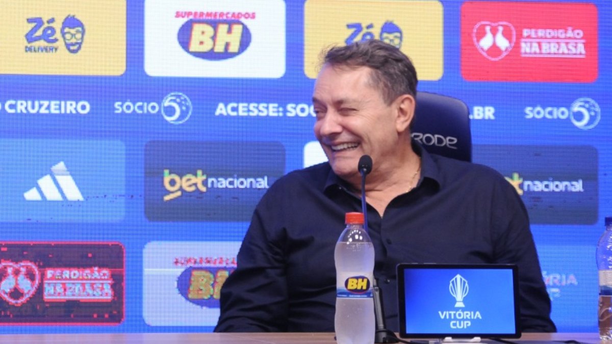 Pedro Lourenço, sócio majoritário da Sociedade Anônima de Futebol (SAF) do Cruzeiro (foto: Alexandre Guzanshe/EM/D.A Press)