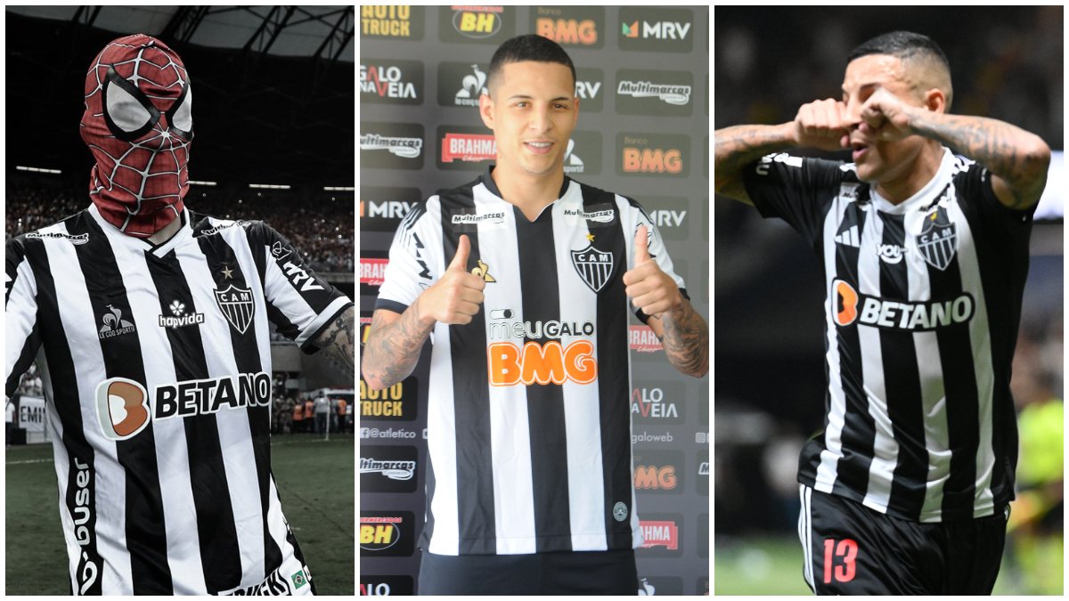 Arana viveu momentos históricos pelo Atlético (foto: Divulgação/Atlético, Juarez Rodrigues e Leandro Couri/EM/D.A Press)