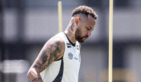 Neymar tem novo avanço em recuperação de lesão no Santos
