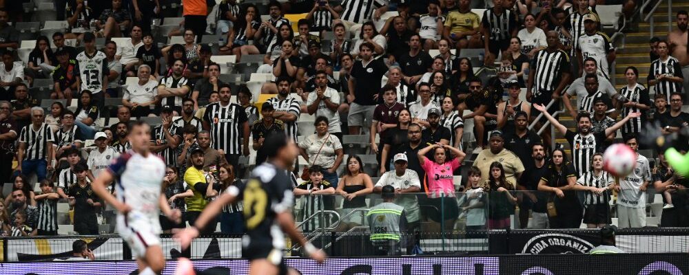 O lucro do Atlético com a bilheteria do empate com o Betim na Arena MRV