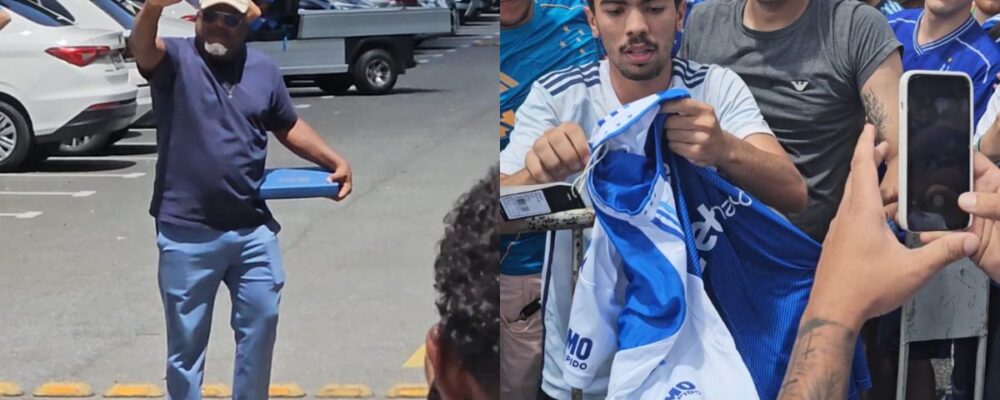 Pai de Gerson dá camisa a torcedor do Cruzeiro, e nome nas costas surpreende