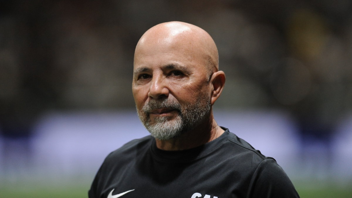 Jorge Sampaoli antes de jogo do Atlético na Arena MRV (foto: Alexandre Guzanshe/EM/DA.Press)