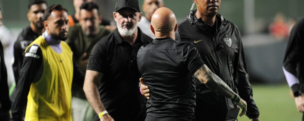 Sampaoli reage à discussão com Valentim em América x Atlético