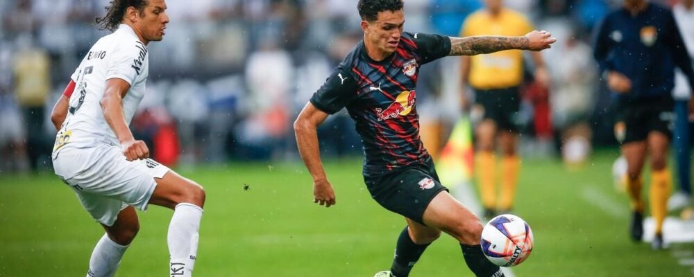 Santos empata com Bragantino em Itaquera e completa 4º jogo sem vencer