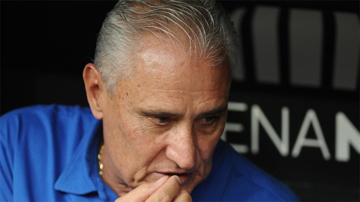 Tite, técnico do Cruzeiro (foto: Alexandre Guzanshe/EM D.A Press)