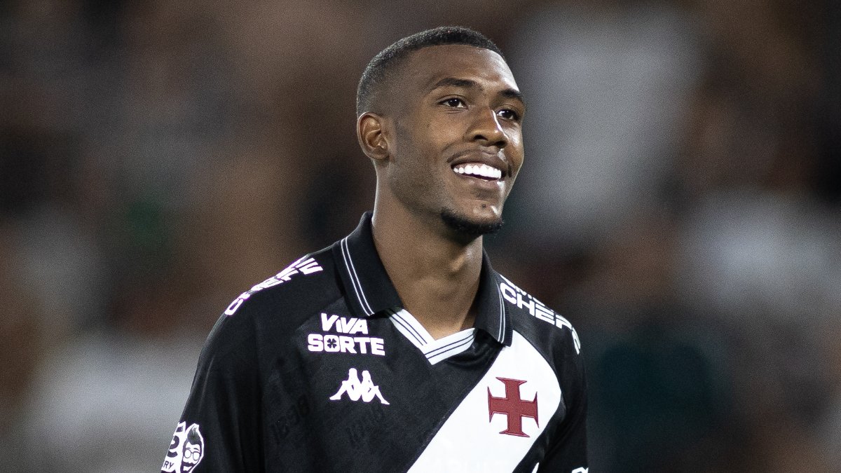 Rayan, atacante do Vasco (foto: Matheus Lima/Vasco - 14/12/2025)