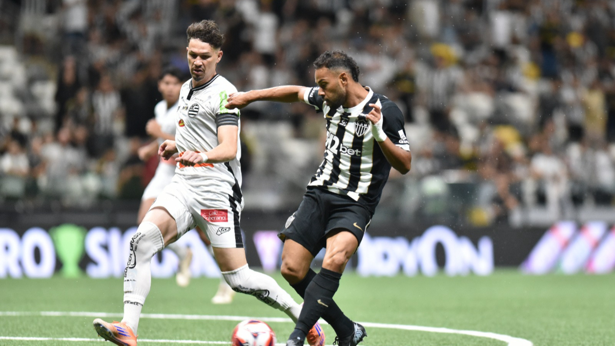 Renan Lodi marcou o gol do Atlético - (foto: Ramon Lisboa/EM/D.A. Press)