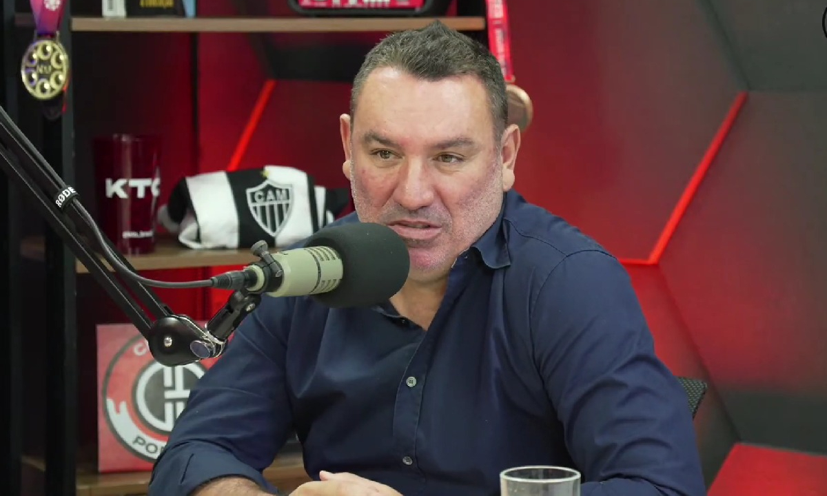 Guilherme Alves, ex-Atlético, em participação no Charla Podcast - (foto: Reprodução/Charla Podcast)