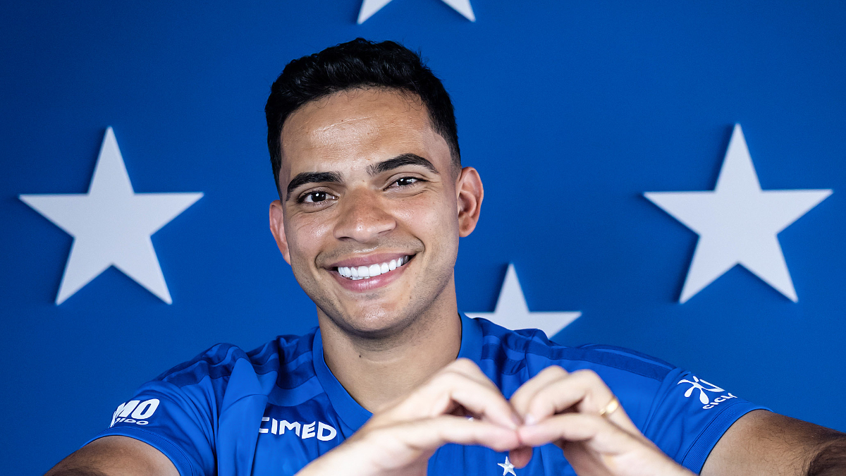 Bruno Rodrigues, jogador do Cruzeiro (foto: Gustavo Aleixo/Cruzeiro)