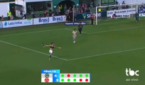 Atacante do Atlético surpreende com pênalti ‘gelado’ e leva Goiás à final