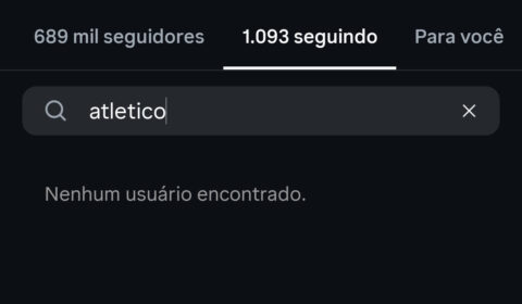 Atacante que negocia saída apaga fotos e deixa de seguir Atlético, mas volta atrás