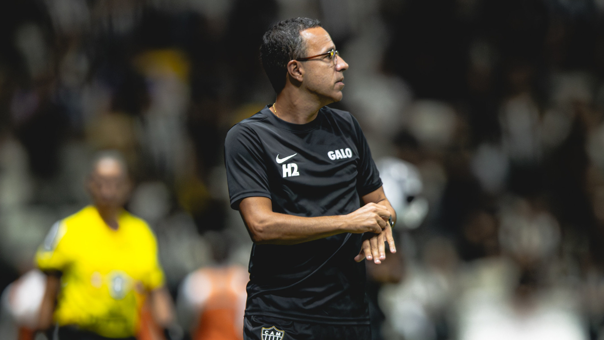 Lucas Gonçalves, interino do Atlético (foto: Pedro Souza / Atlético)