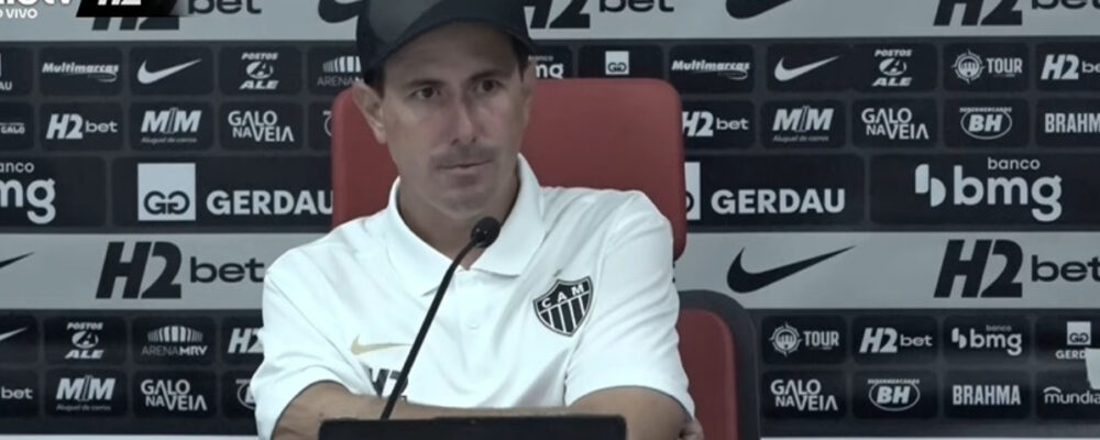 Auxiliar defende Atlético após derrota e lamenta: ‘Merecia sorte maior’