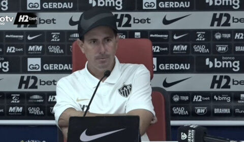 Auxiliar defende Atlético após derrota e lamenta: ‘Merecia sorte maior’