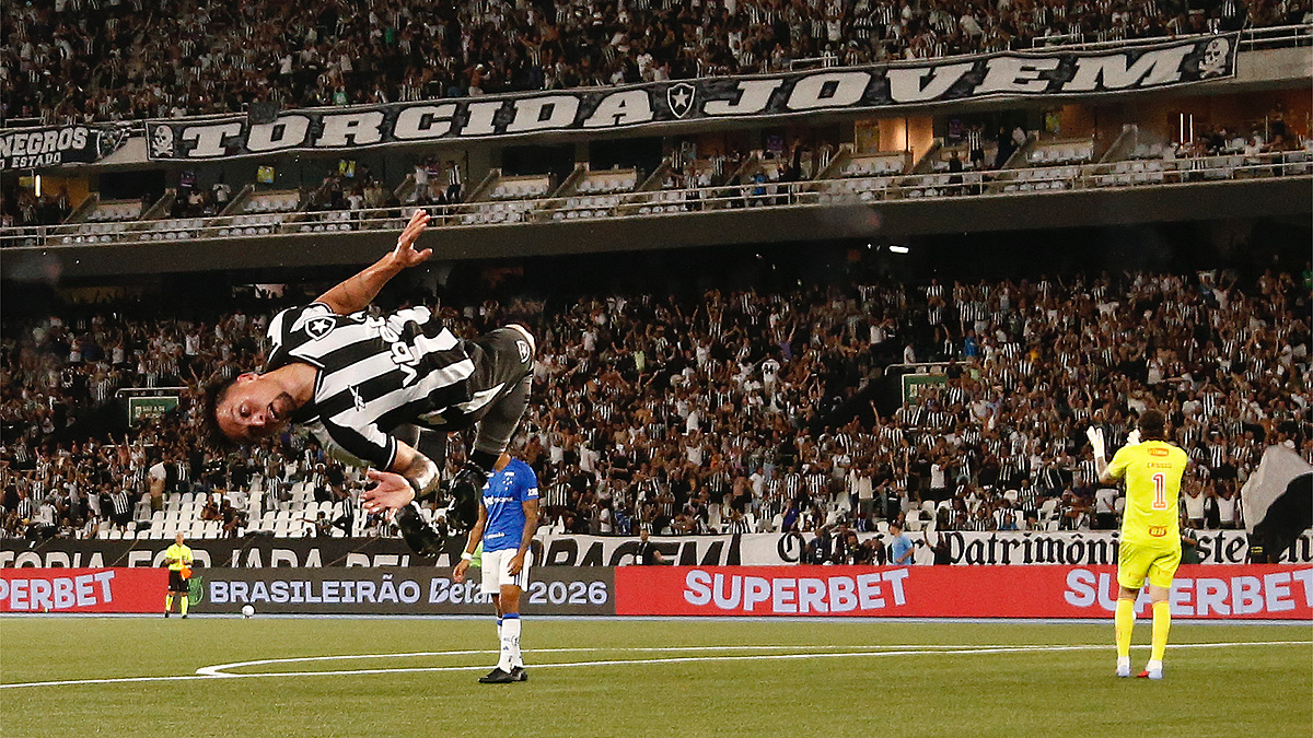 Botafogo goleou o Cruzeiro por 4 a 0 (foto: Vitor Silva/Botafogo)