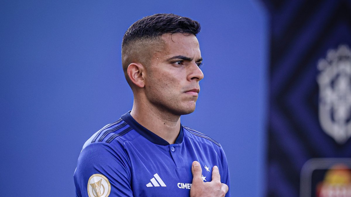 Bruno Rodrigues pelo Cruzeiro em 2023 (foto: Cris Mattos/Cruzeiro)