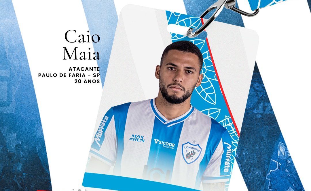 Caio Maia, jogador do Atlético, é o novo atacante do Londrina (foto: Reprodução/Instagram/Londrina)