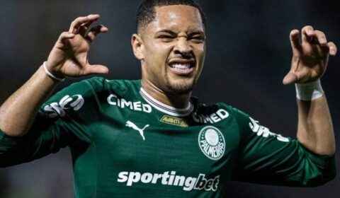 Com dois de Vitor Roque, Palmeiras goleia Capivariano e vai à semifinal do Paulistão