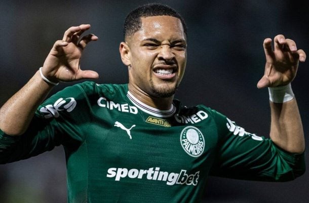 Com dois de Vitor Roque, Palmeiras goleia Capivariano e vai à semifinal do Paulistão