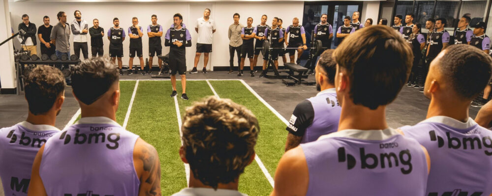 Como foi o primeiro treino de Domínguez no Atlético?