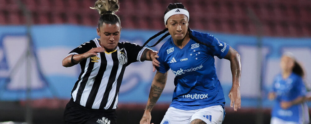 Cruzeiro empata com Santos na estreia como mandante no Brasileirão Feminino