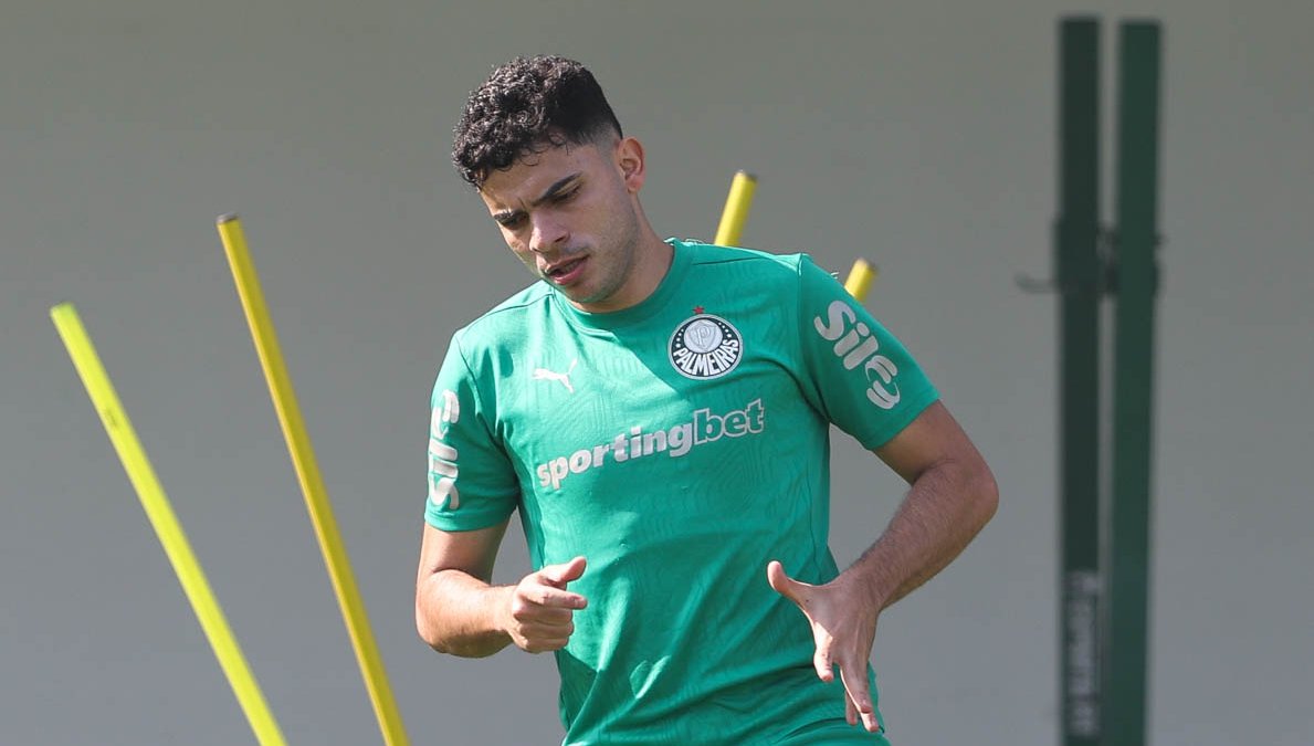 Bruno Rodrigues, jogador do Palmeiras emprestado ao Cruzeiro (foto: Cesar Greco/Palmeiras)