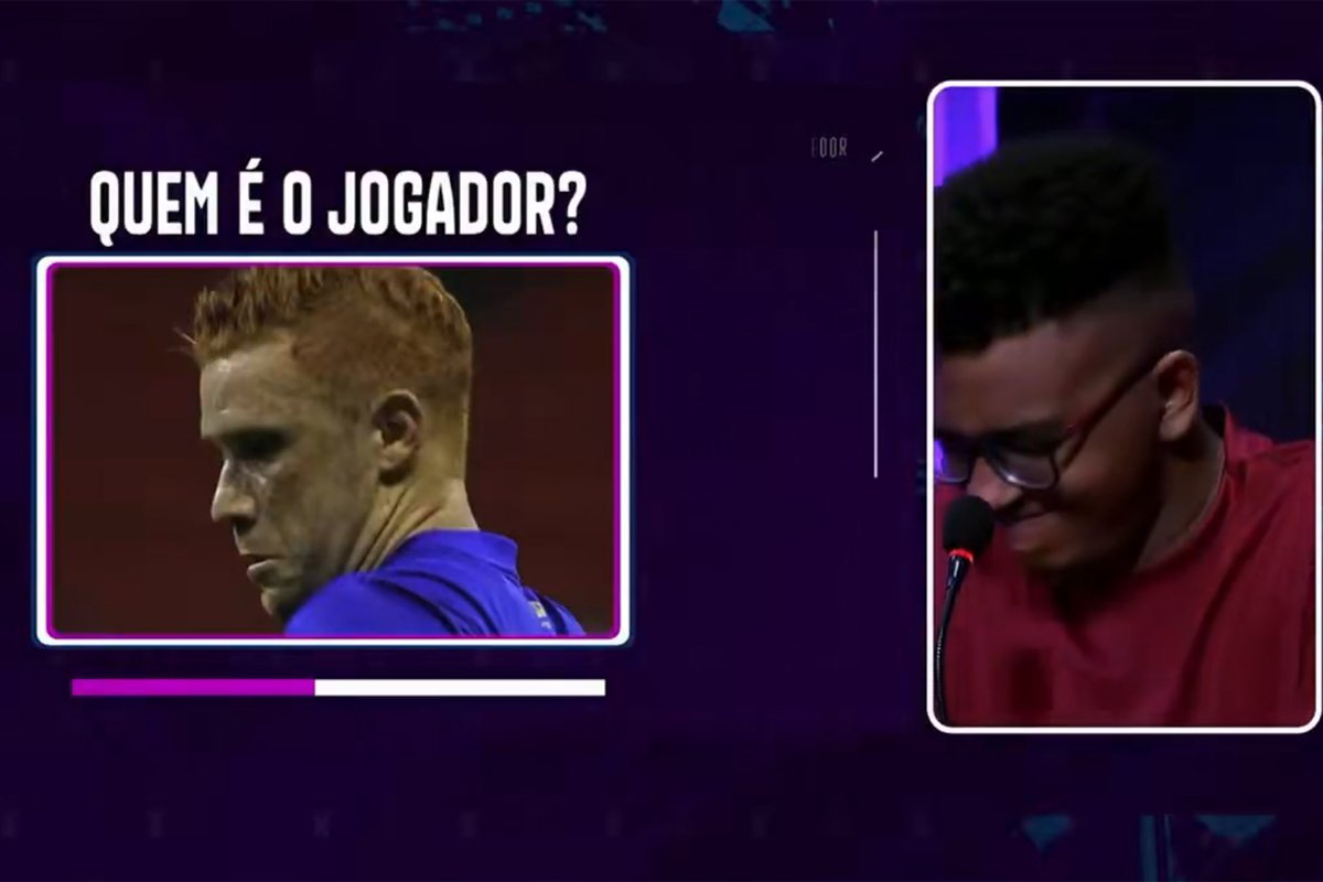 Participante erra pergunta relacionada ao Cruzeiro no Fanáticos TNT Sports (foto: Reprodução)