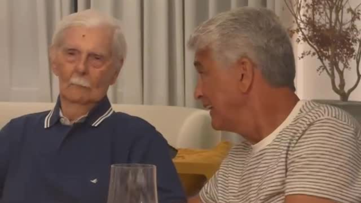 Bebeto com o pai, Wilson de Oliveira (foto: Reprodução Instagram)