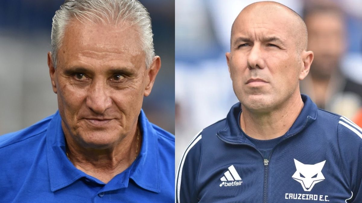 Tite e Leo Jardim (foto: Montagem em fotos Ramon Lisboa/EM/DA Press)