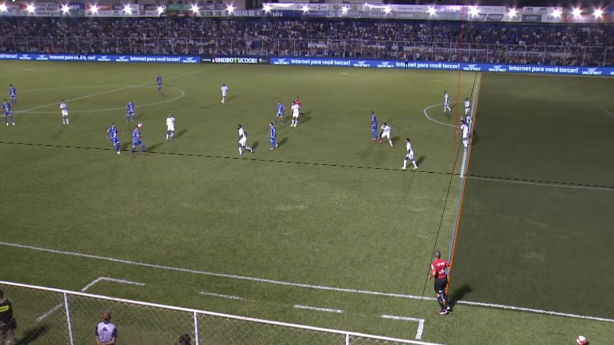 URT reclamou de gol anulado por impedimento contra o Cruzeiro (foto: Reprodução/FMF)